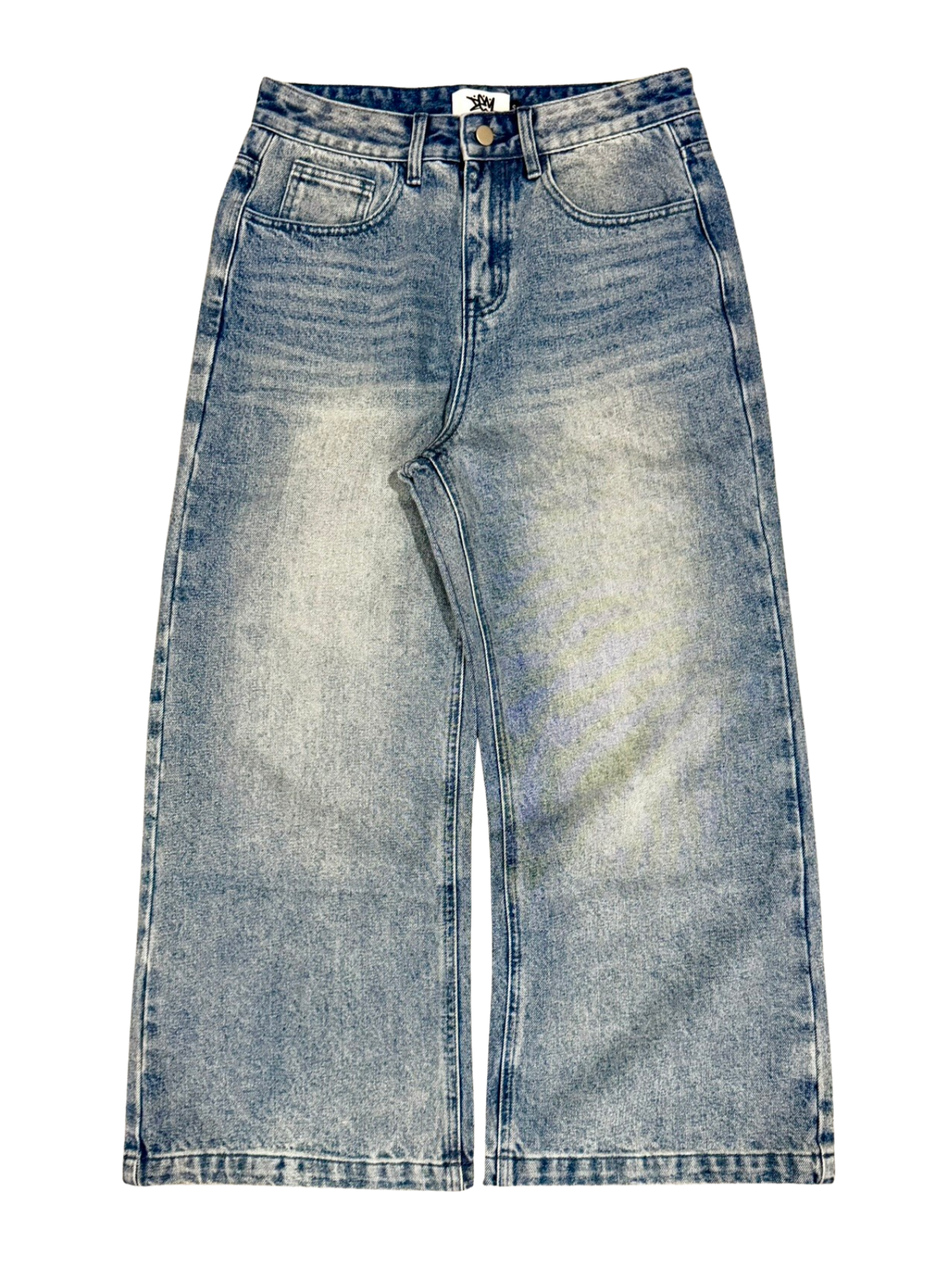 BAGGY JEANS - WASHED BLUE – DEM