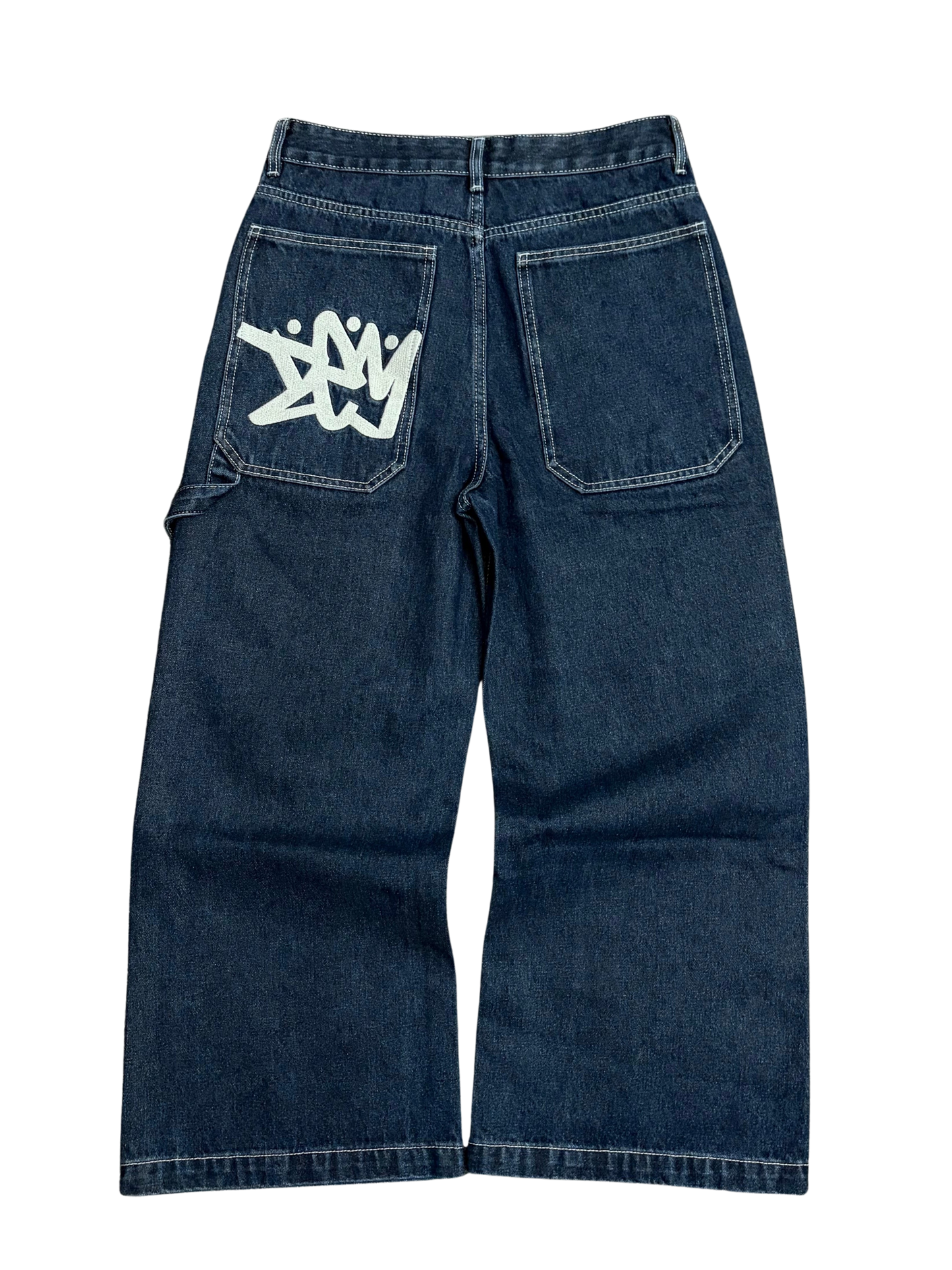 PRE-ORDER | BAGGY NAVY JEANS