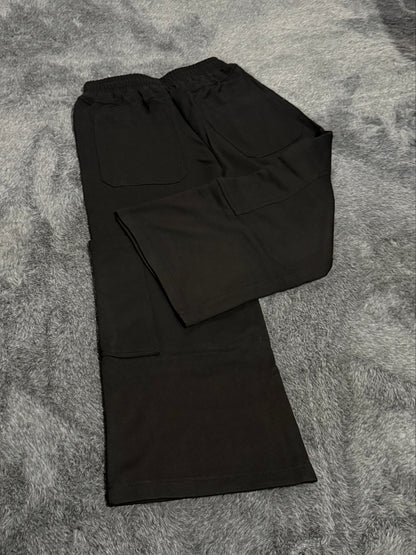 DEM BAGGY BLACK SWEATPANTS