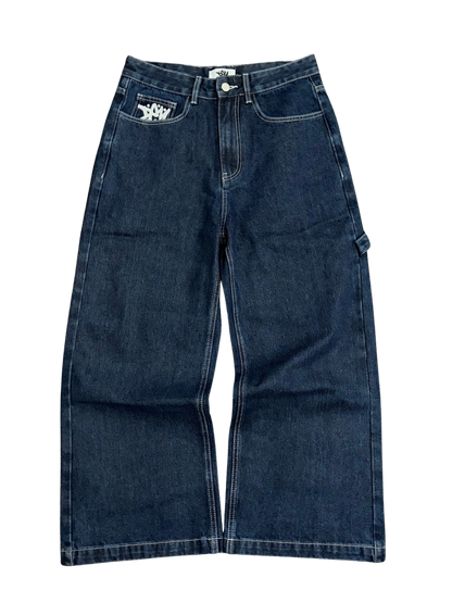 PRE-ORDER | BAGGY NAVY JEANS