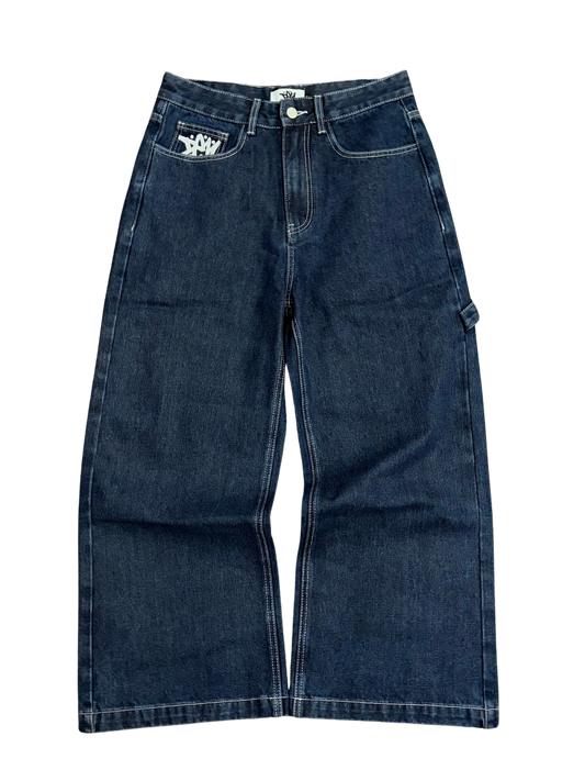 PRE-ORDER | BAGGY NAVY JEANS
