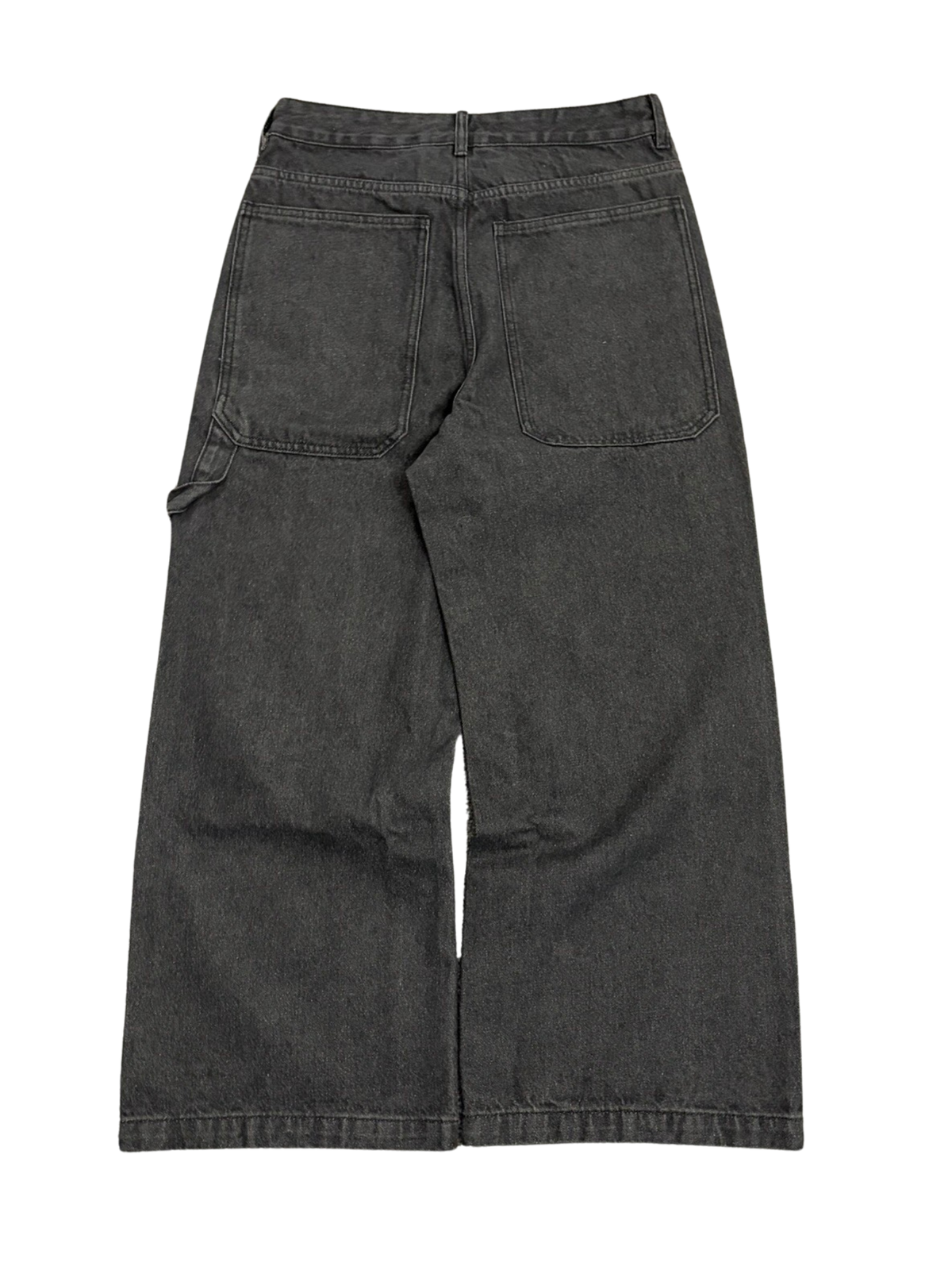 BAGGY LOGO DARK GREY JEANS