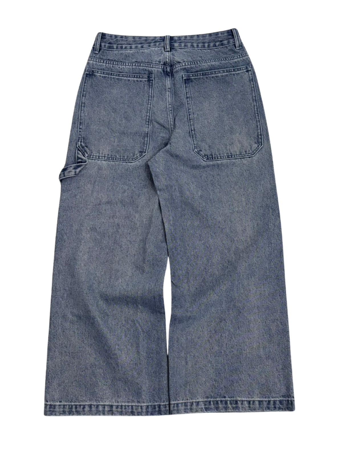 BAGGY LOGO BLUE JEANS