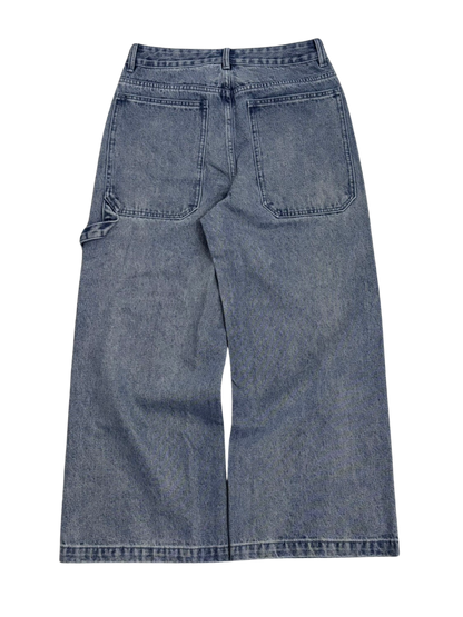 BAGGY LOGO BLUE JEANS