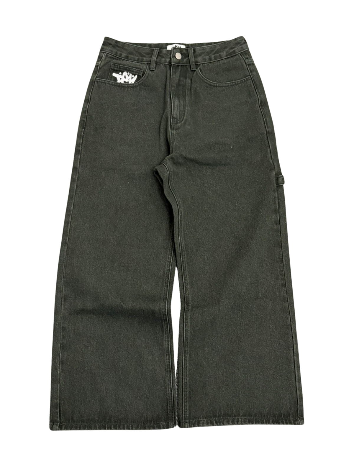 BAGGY LOGO GREEN JEANS