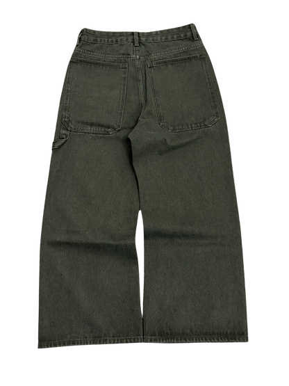 BAGGY LOGO GREEN JEANS