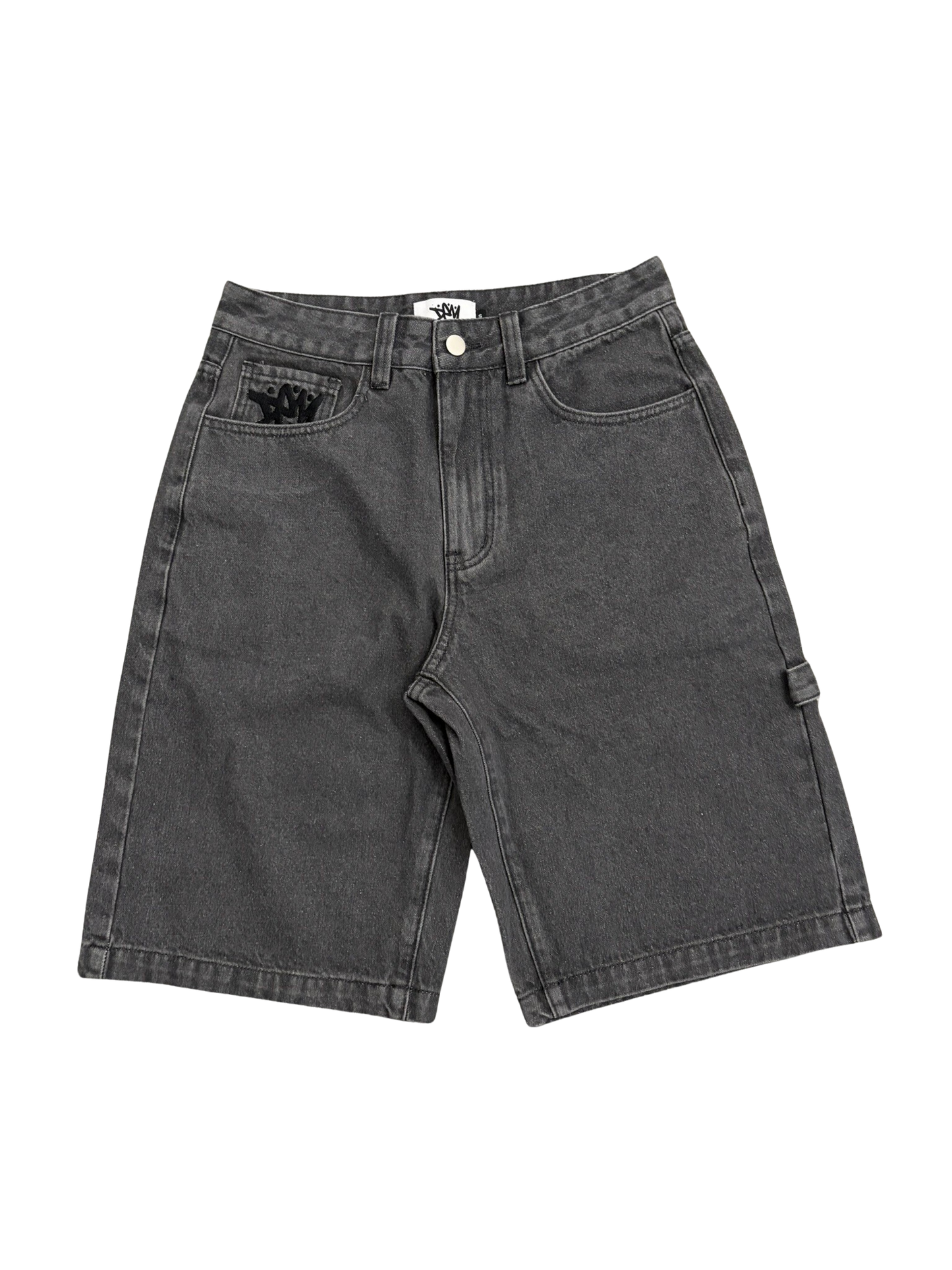 BAGGY DARK GREY JORTS – DEM