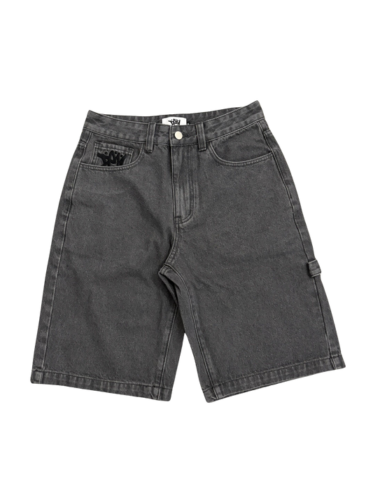 BAGGY DARK GREY JORTS