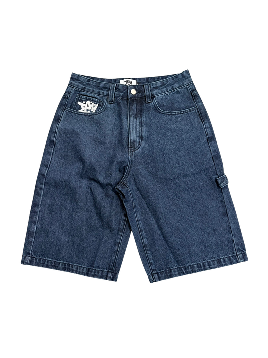 BAGGY NAVY JORTS