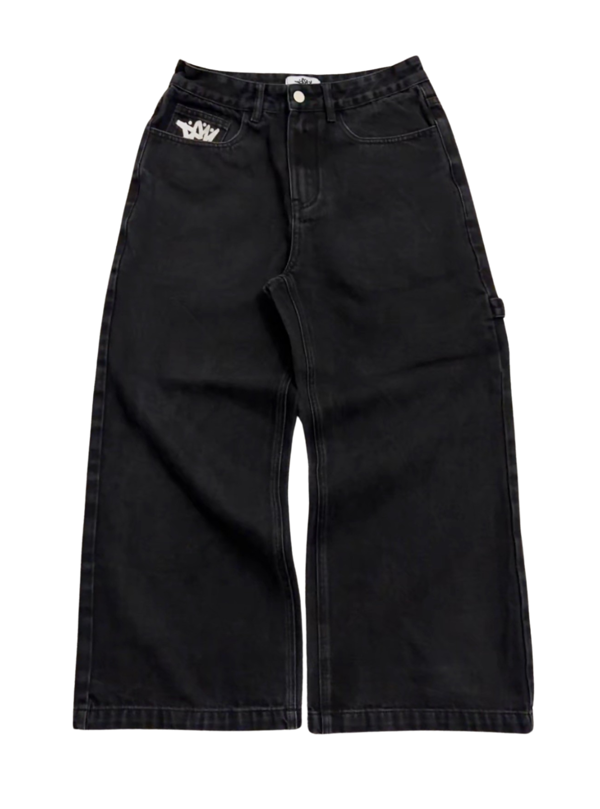 PRE-ORDER | BAGGY BLACK JEANS