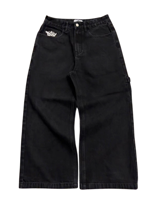 PRE-ORDER | BAGGY BLACK JEANS