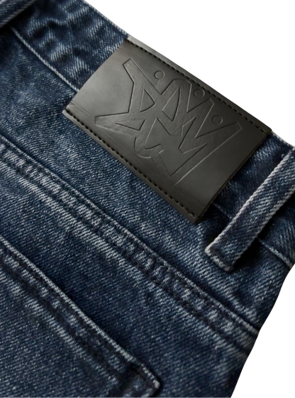PRE-ORDER | SNAKE BAGGY JEANS - WASHED NAVY