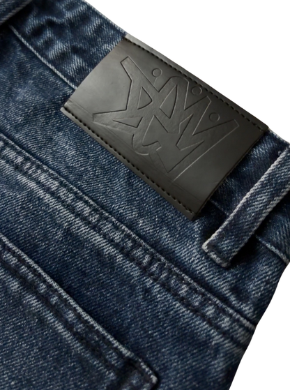 WOMENS LOW RISE BAGGY - WASHED NAVY