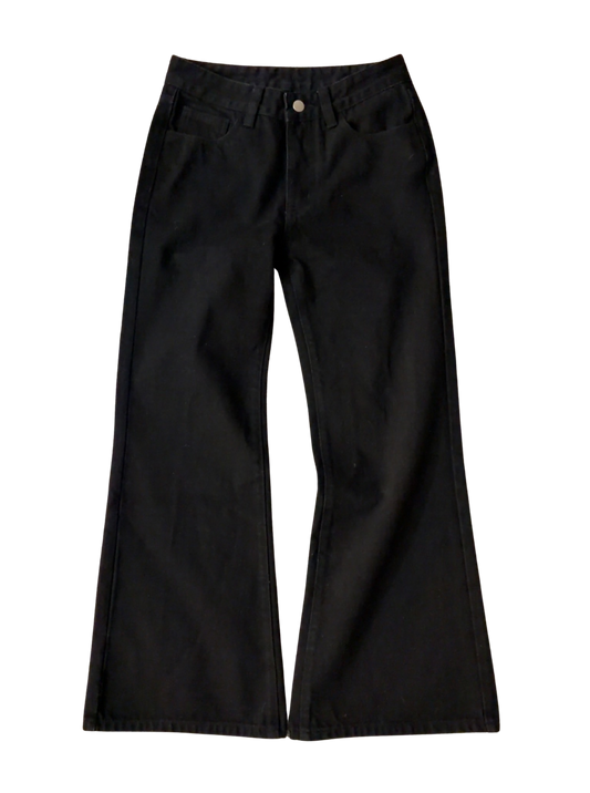 PRE-ORDER | BOOTCUT JEANS - BLACK