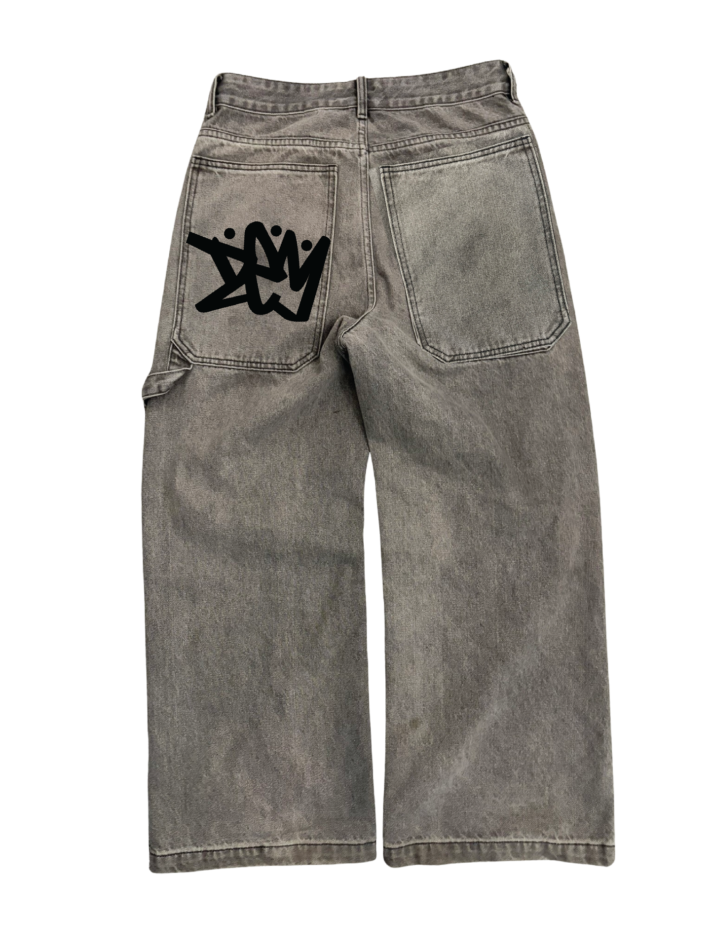 PRE-ORDER | BAGGY GREY JEANS