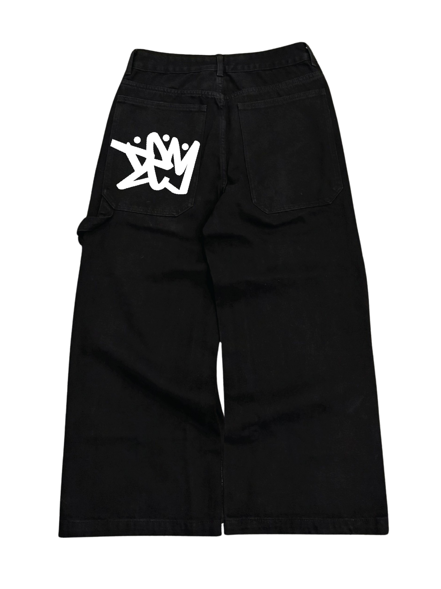 PRE-ORDER | BAGGY BLACK JEANS